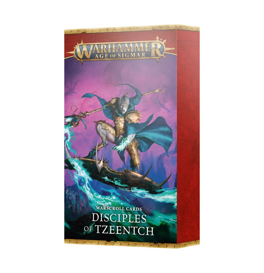 Disciples  Tzeentch: Warscroll Cards [4Th Edition]