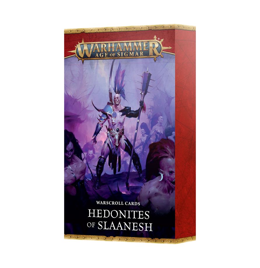 Hedonites Of Slaanesh: Warscroll Cards [4Th Edition]