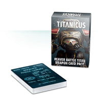 Thumbnail for Adeptus Titanicus: Reaver Battle Titan Weapon Card Pack