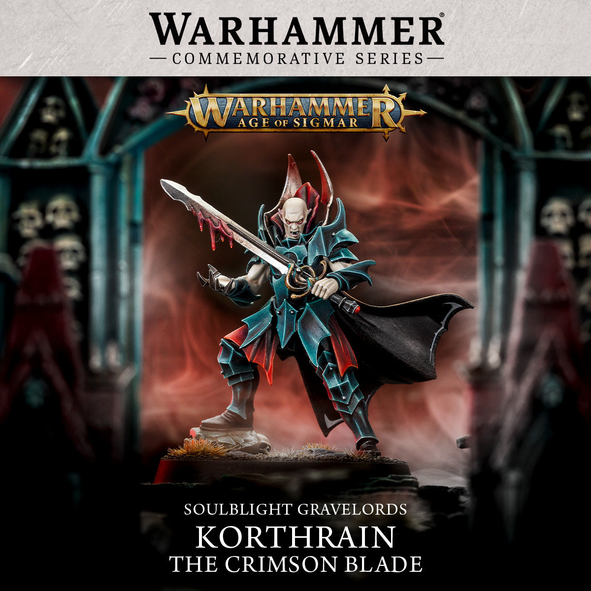 Warhammer Commemorative Series: Soublight Gravelords: Korthrain the Crimson Blade