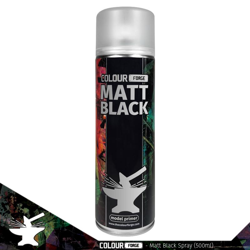 Colour Forge Spray: Matt Black