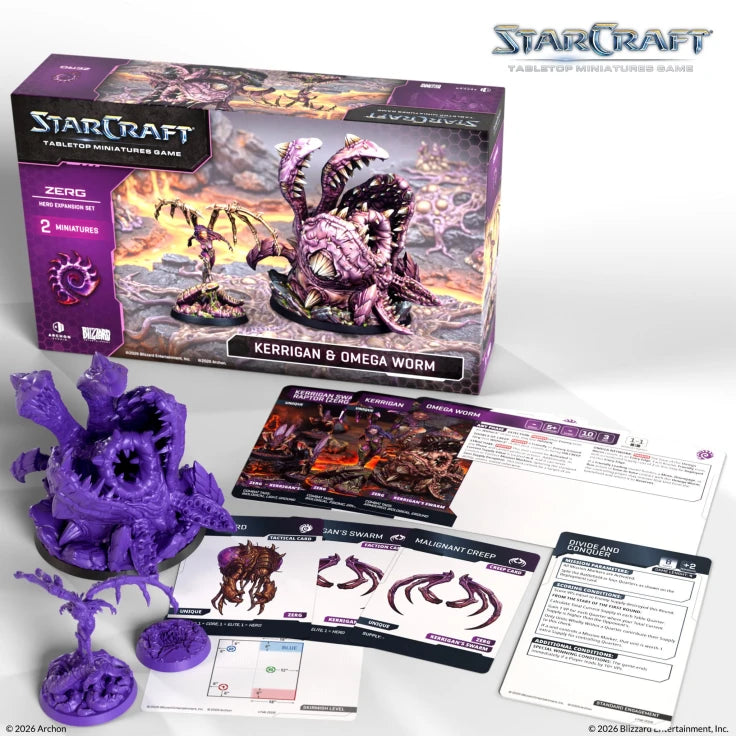 StarCraft TMG: Zerg: Kerrigan & Omega Worm Set