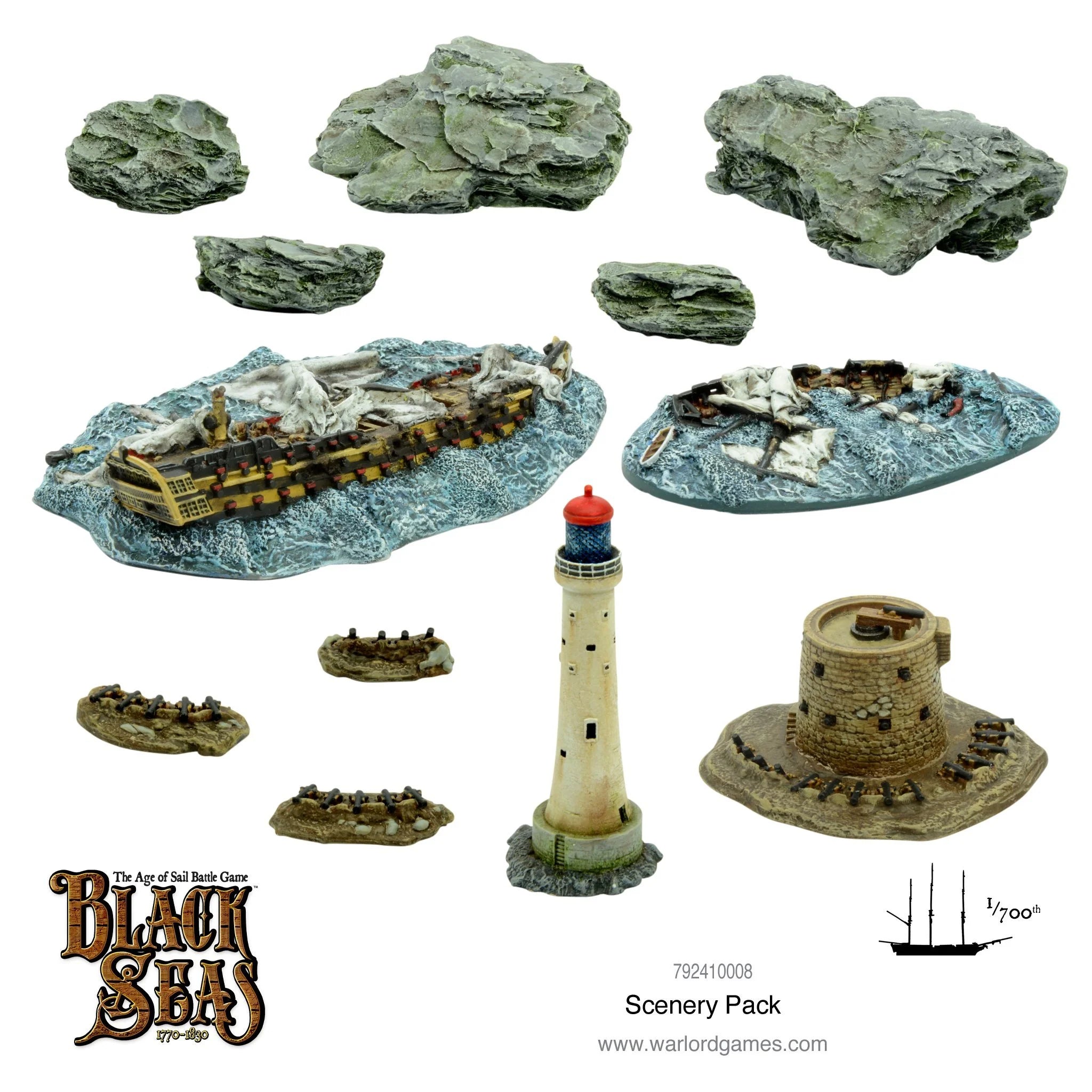 Warlord Games: Black Seas: Scenery Pack