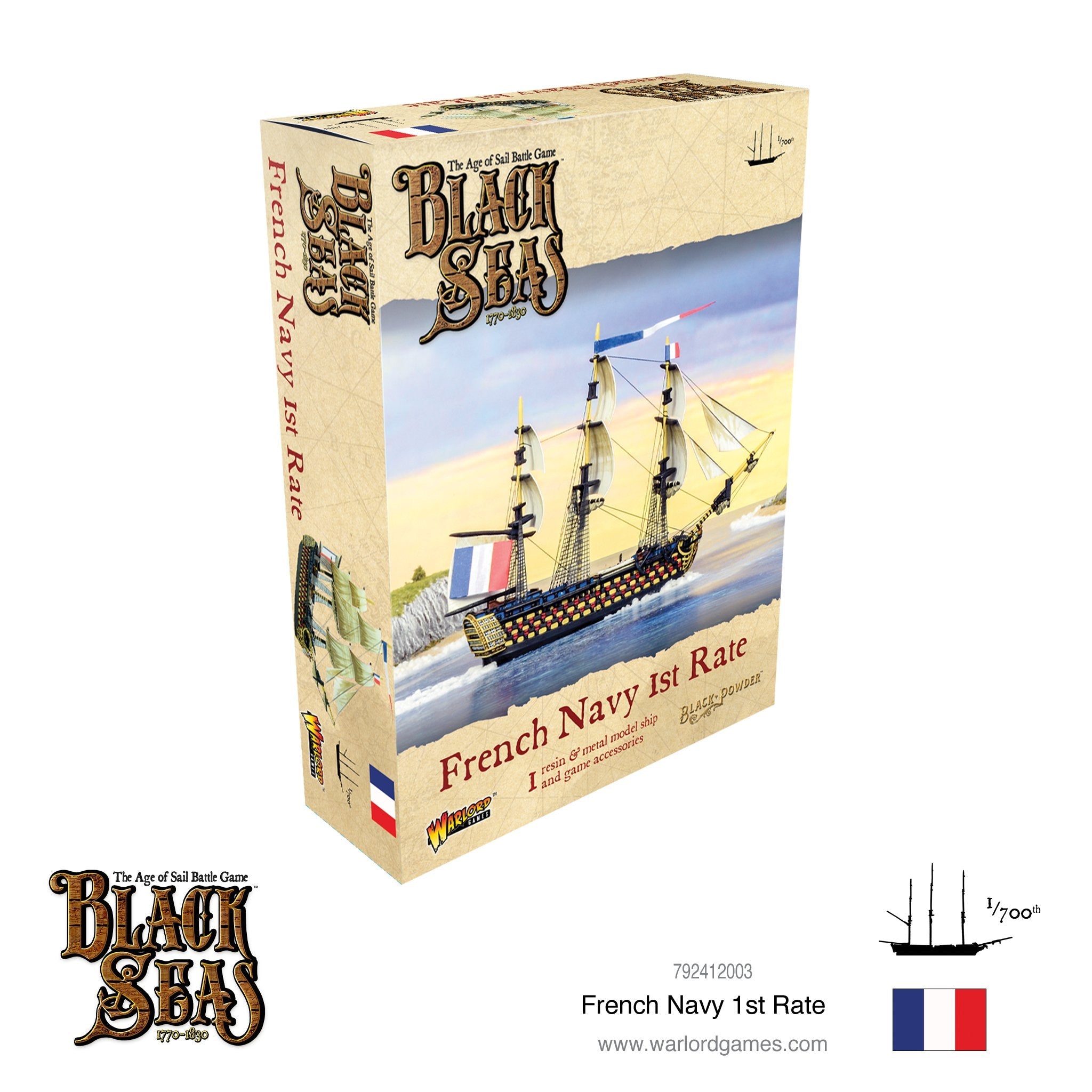 Warlord Games: Black Seas: French Navy 1st Rate