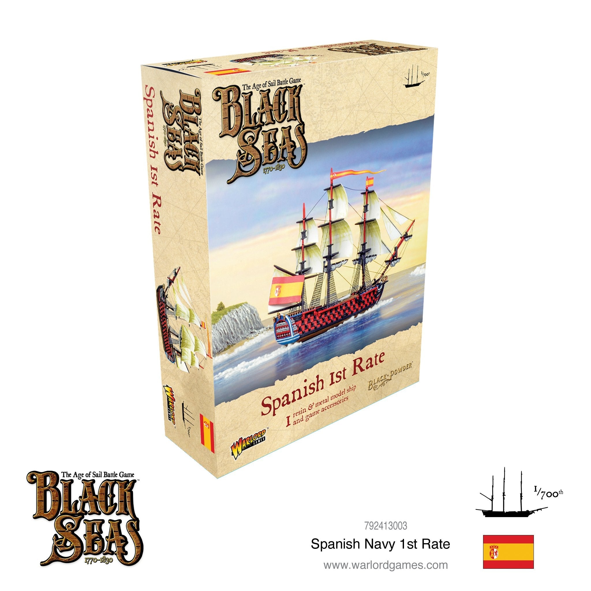 Warlord Games: Black Seas: Spanish Navy 1st Rate