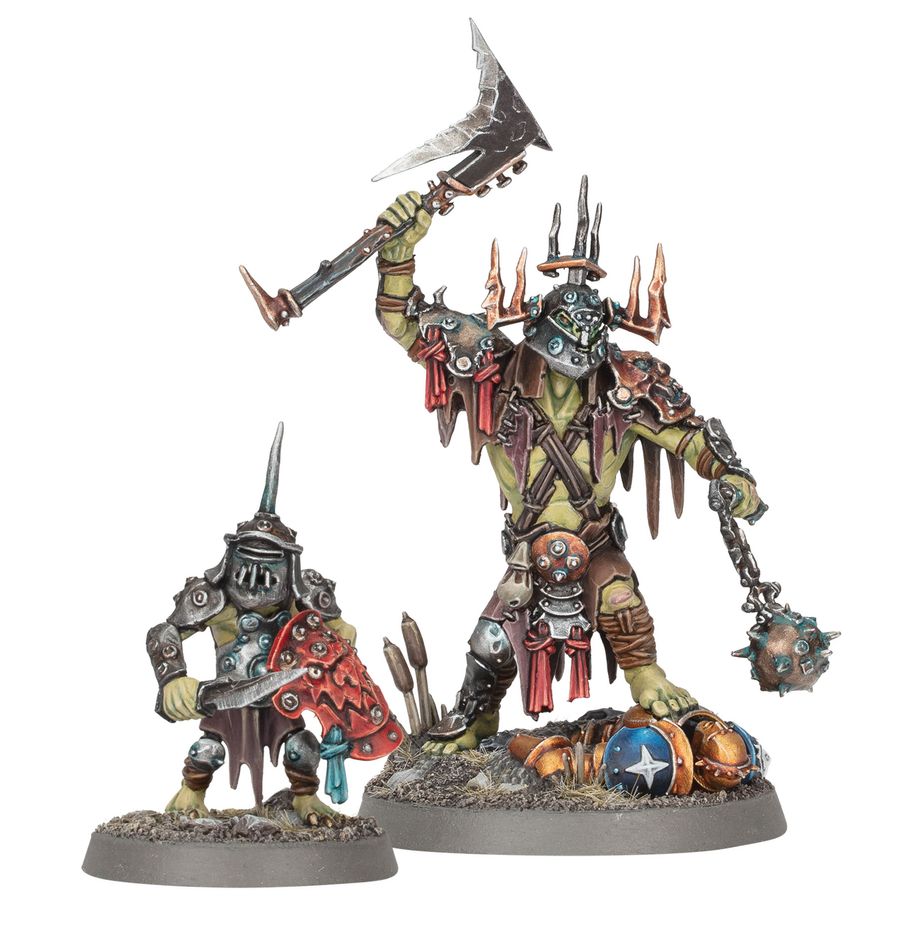 Orruk Warclans: Killa-Boss With Stab Grot