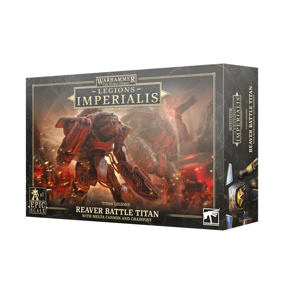 Legions Imperialis: Knights and Titans: Reaver Battle Titan with Melta Cannon and Chainfist