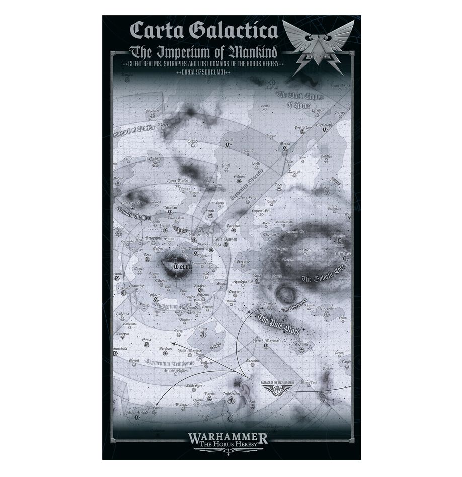 Carta Galactica - The Imperium of Mankind Map