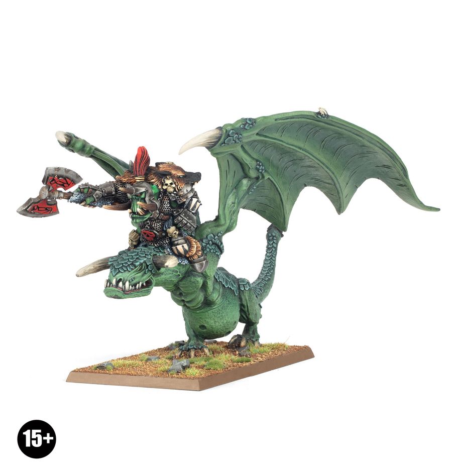 Orc & Goblin Tribes: Orc Warboss On Wyvern
