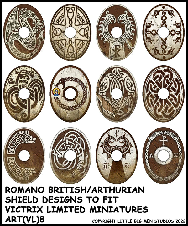 Victrix Limited: Romano British / Arthurian Shield Design 8
