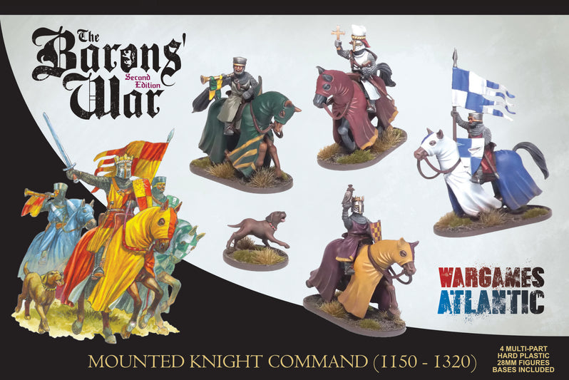 Wargames Atlantic: Baron's War: Mounted Knight Command (1150 - 1320)