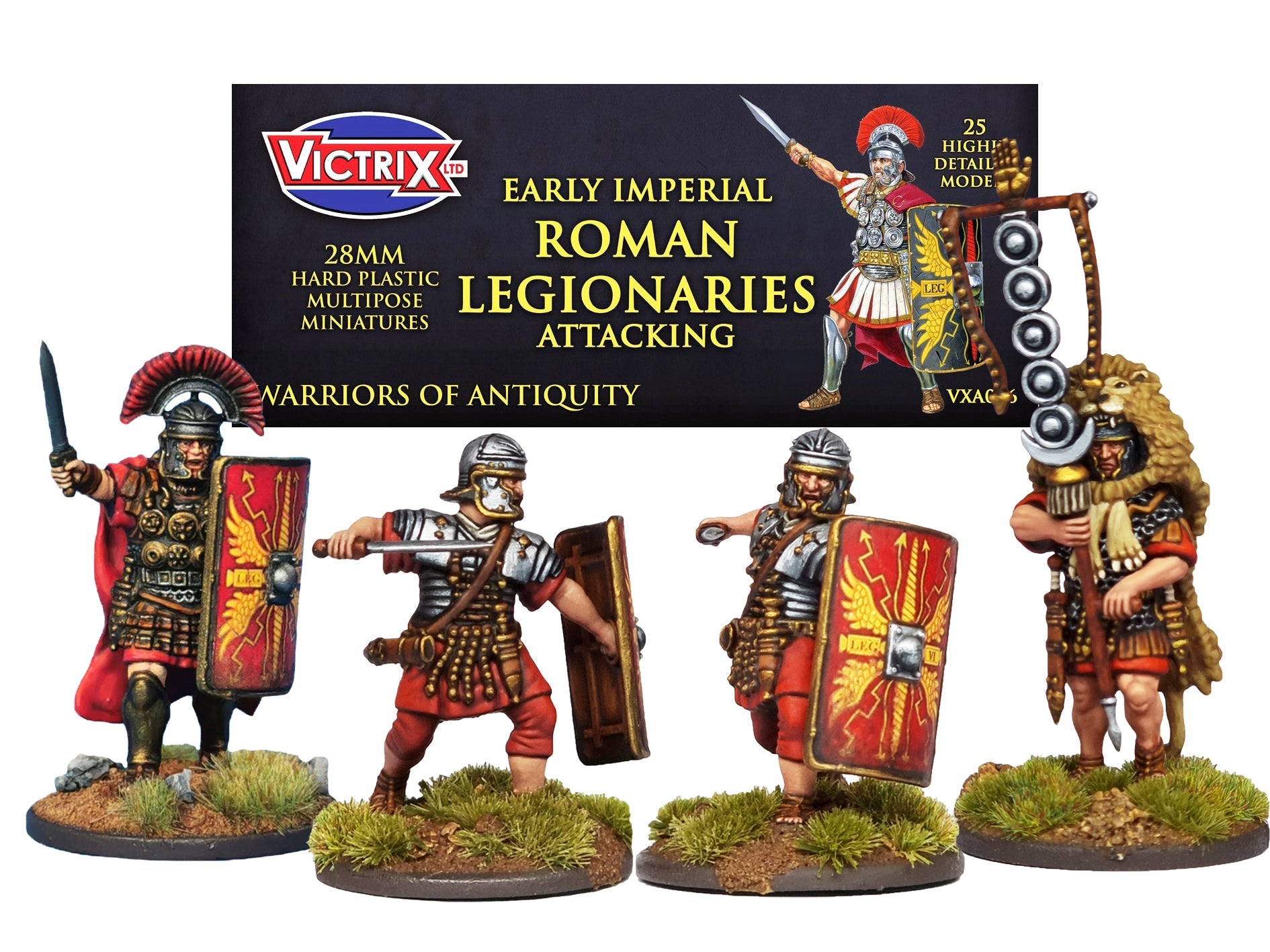 Victrix Limited: Early Imperial Roman Legionaries Attacking