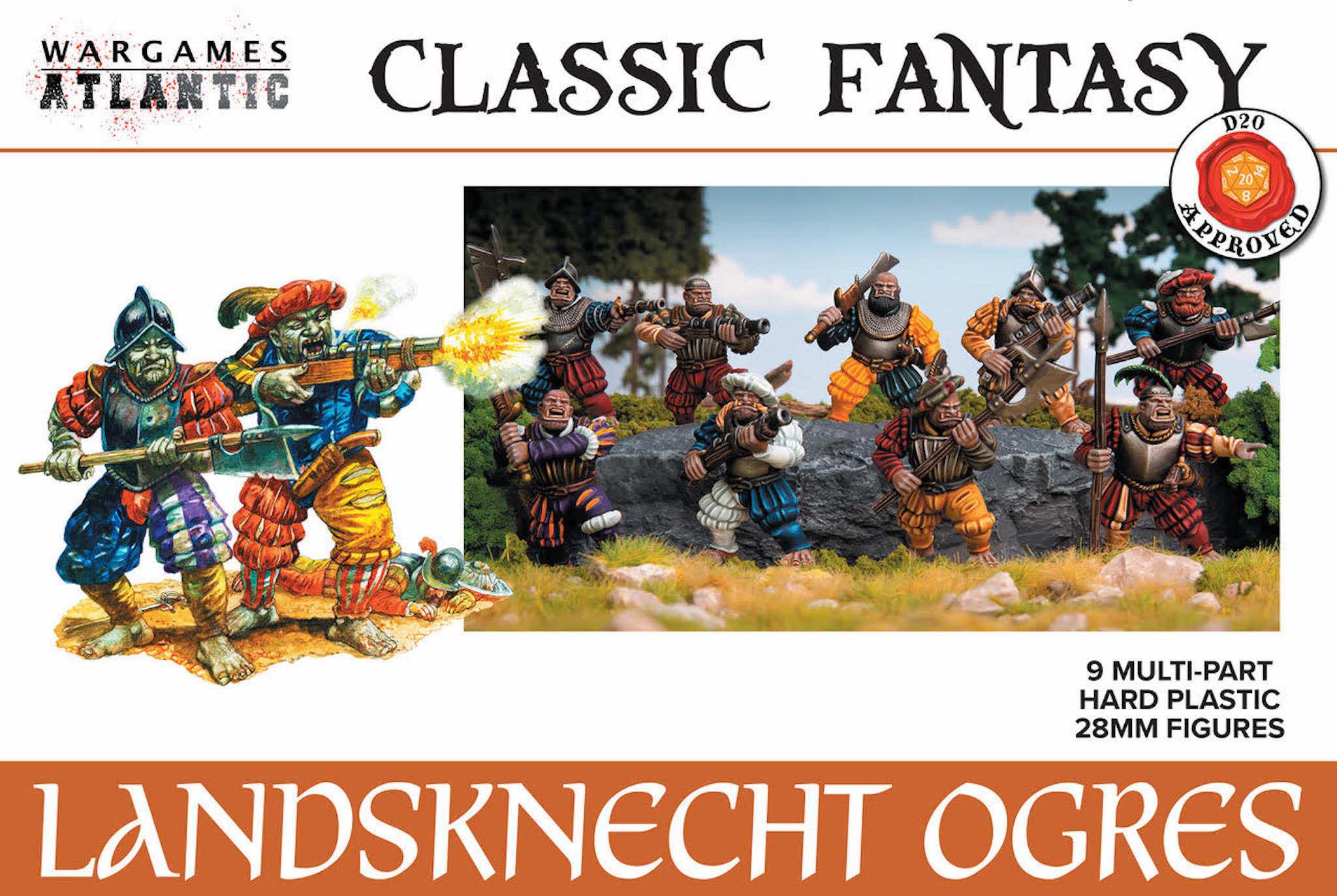 Wargames Atlantic Landsknecht Ogres