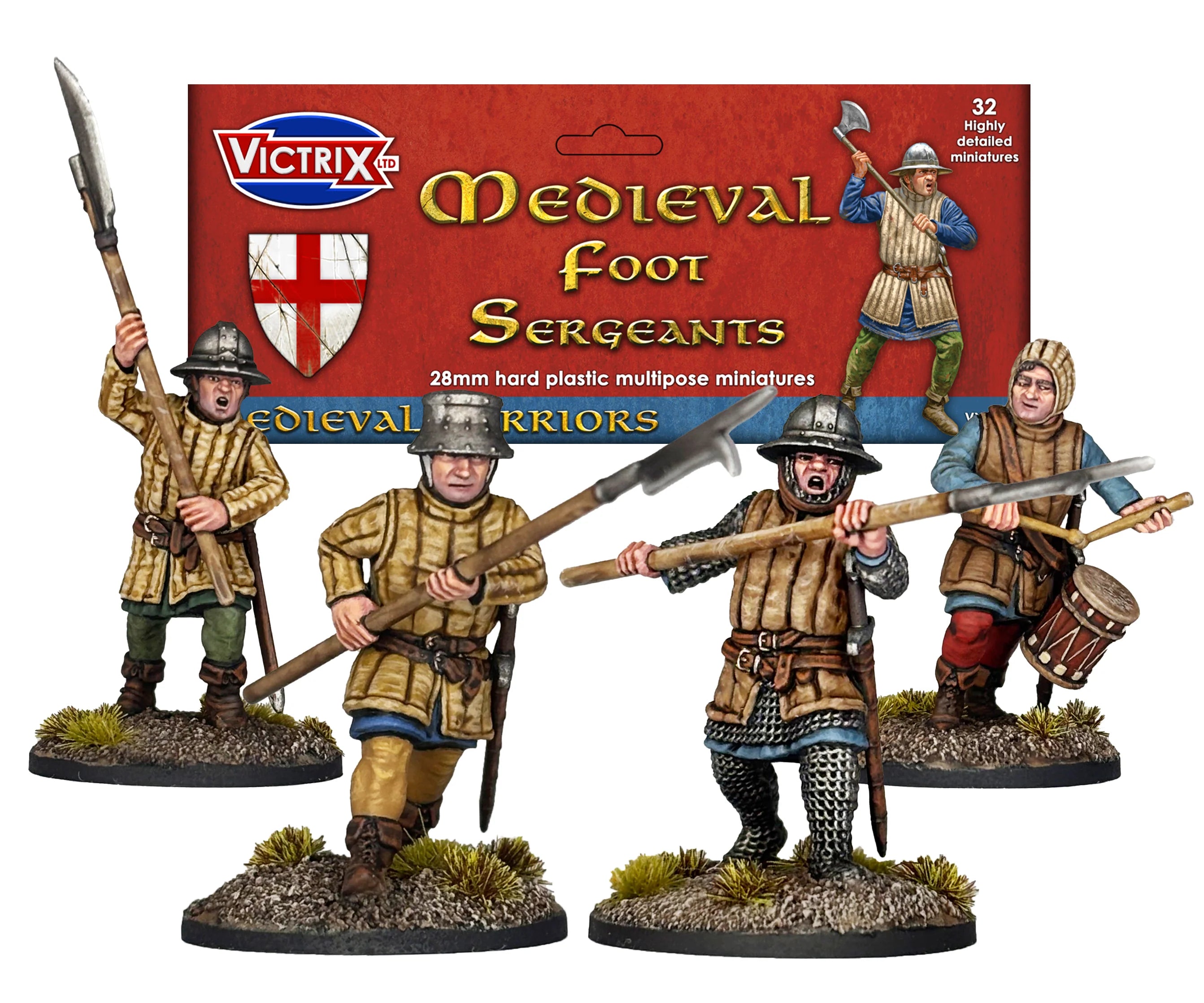 Victrix Limited: Medieval Foot Sergeants