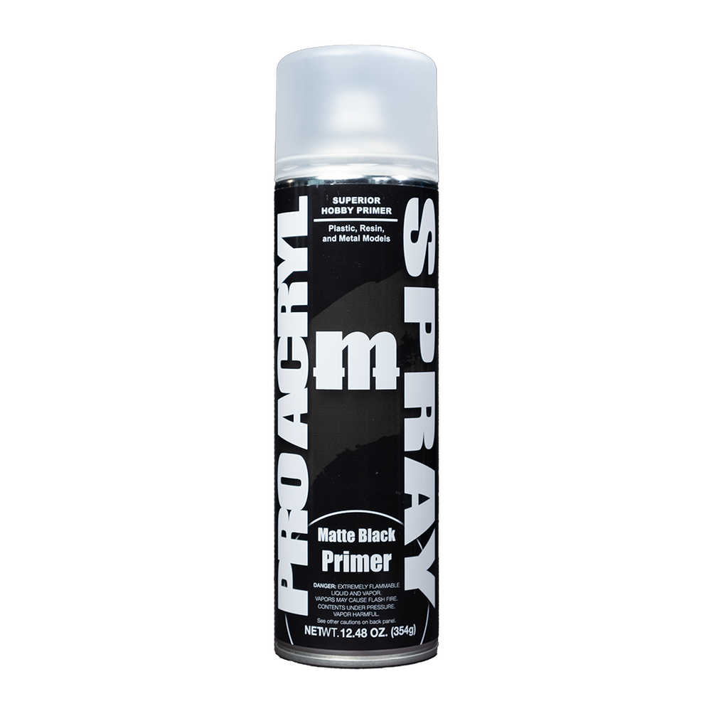 Monument Hobbies: Proacryl Spray - Matte Black Primer