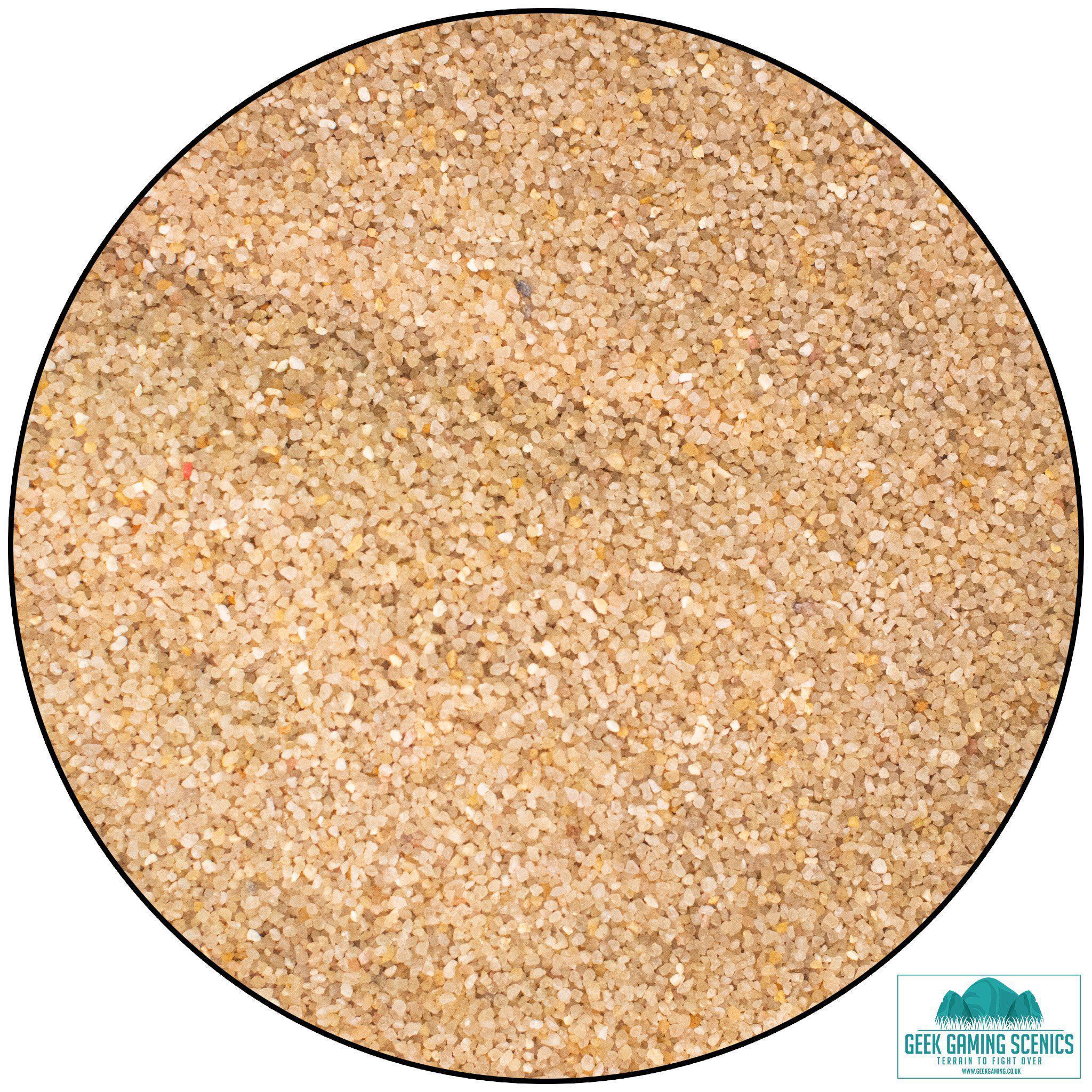 Modelling sand - Cream - Geek Gaming Scenics