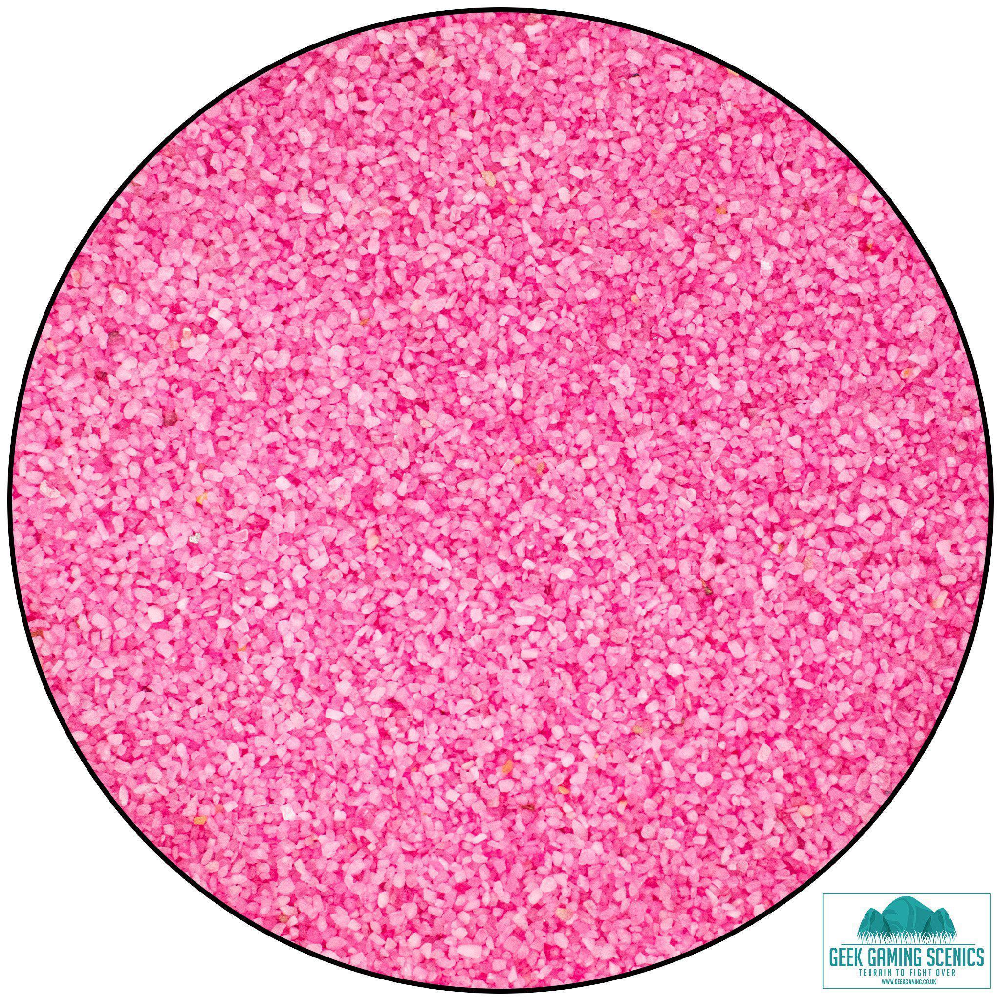 Modelling sand - Pink - Geek Gaming Scenics