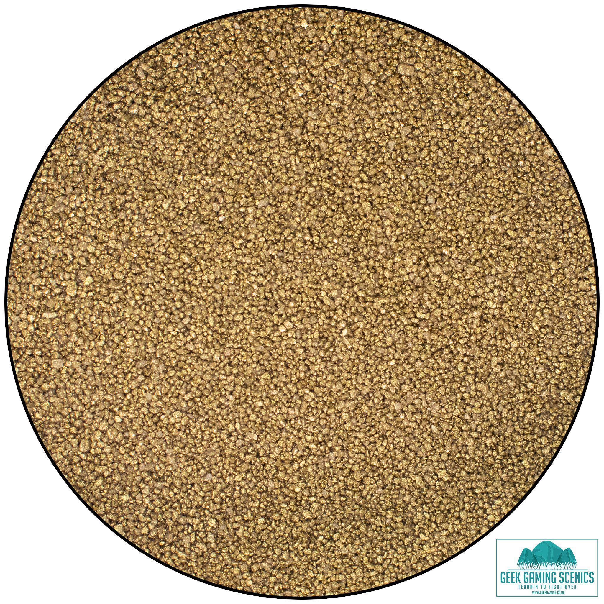 Modelling sand - Yellow Gold - Geek Gaming Scenics
