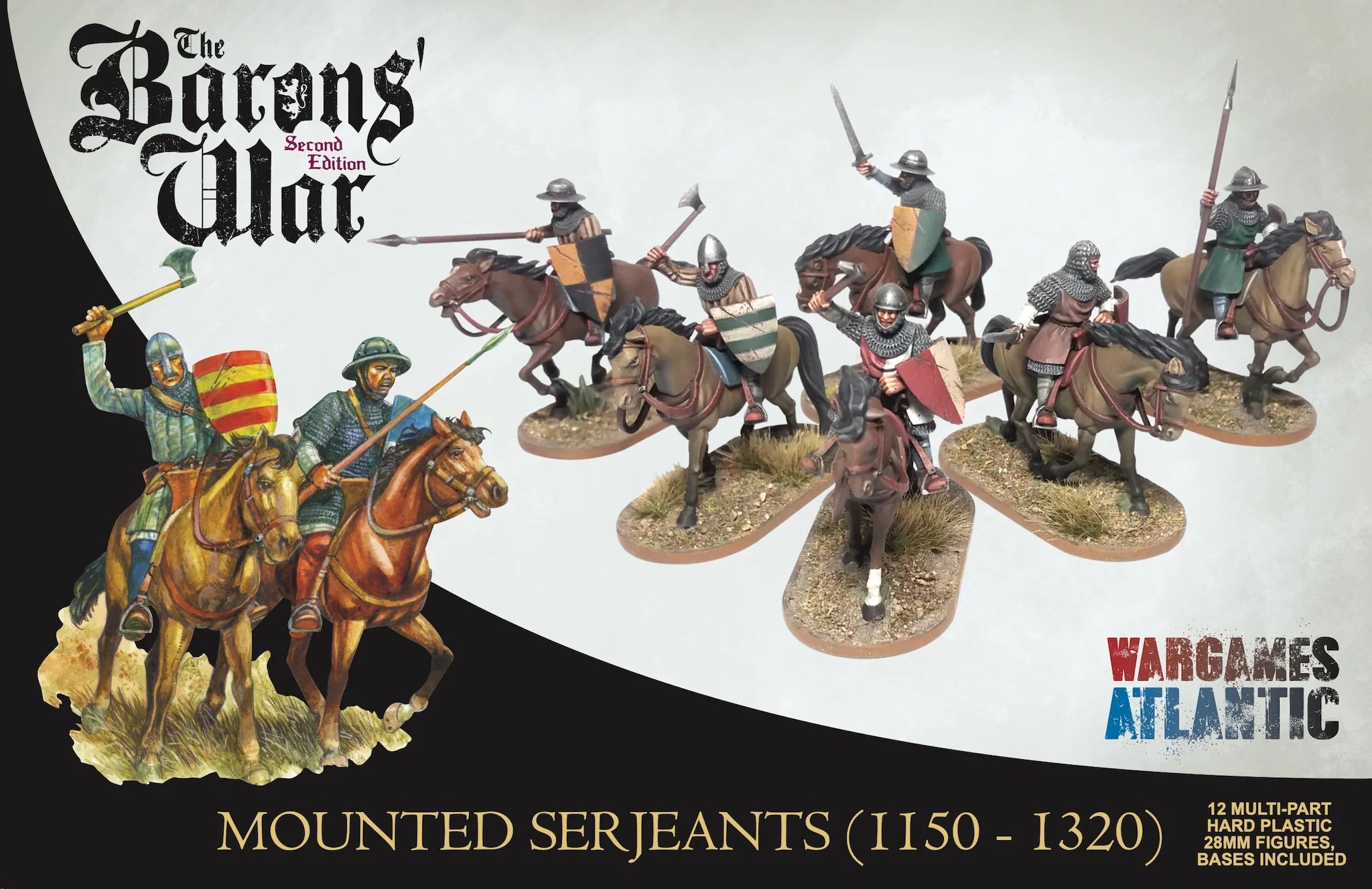 Wargames Atlantic Mounted Serjeants (1150-1320)