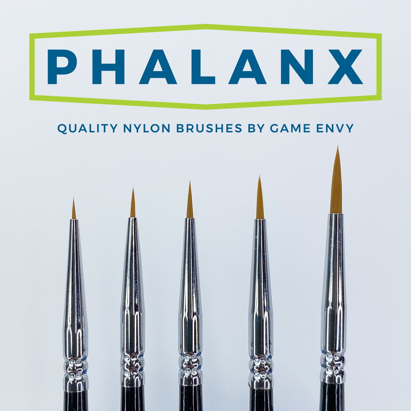 Phalanx SYNTH 5-Piece Nylon Brush Set