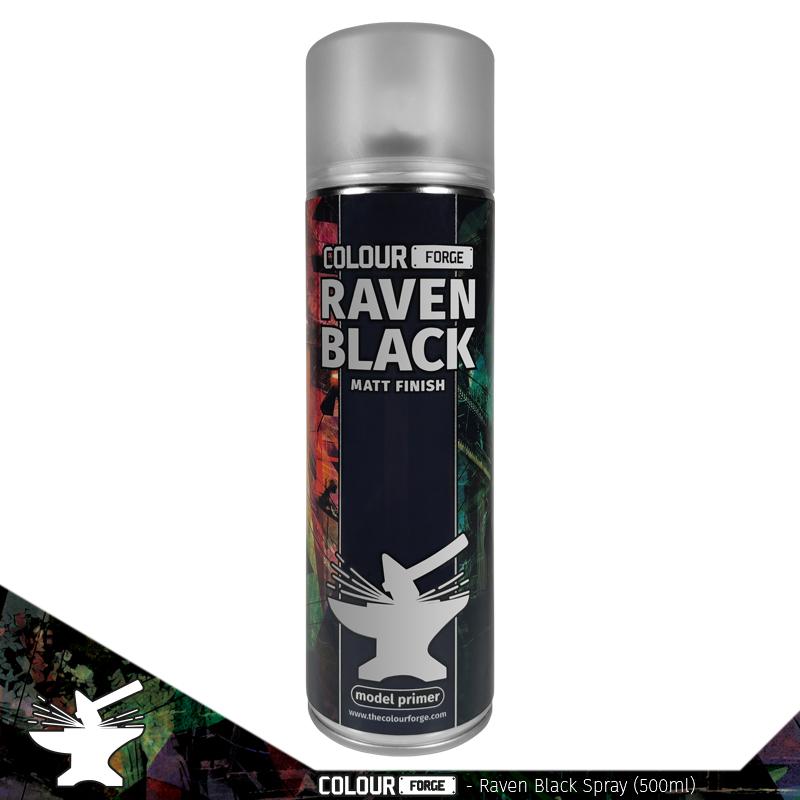 Colour Forge Spray: Raven Black