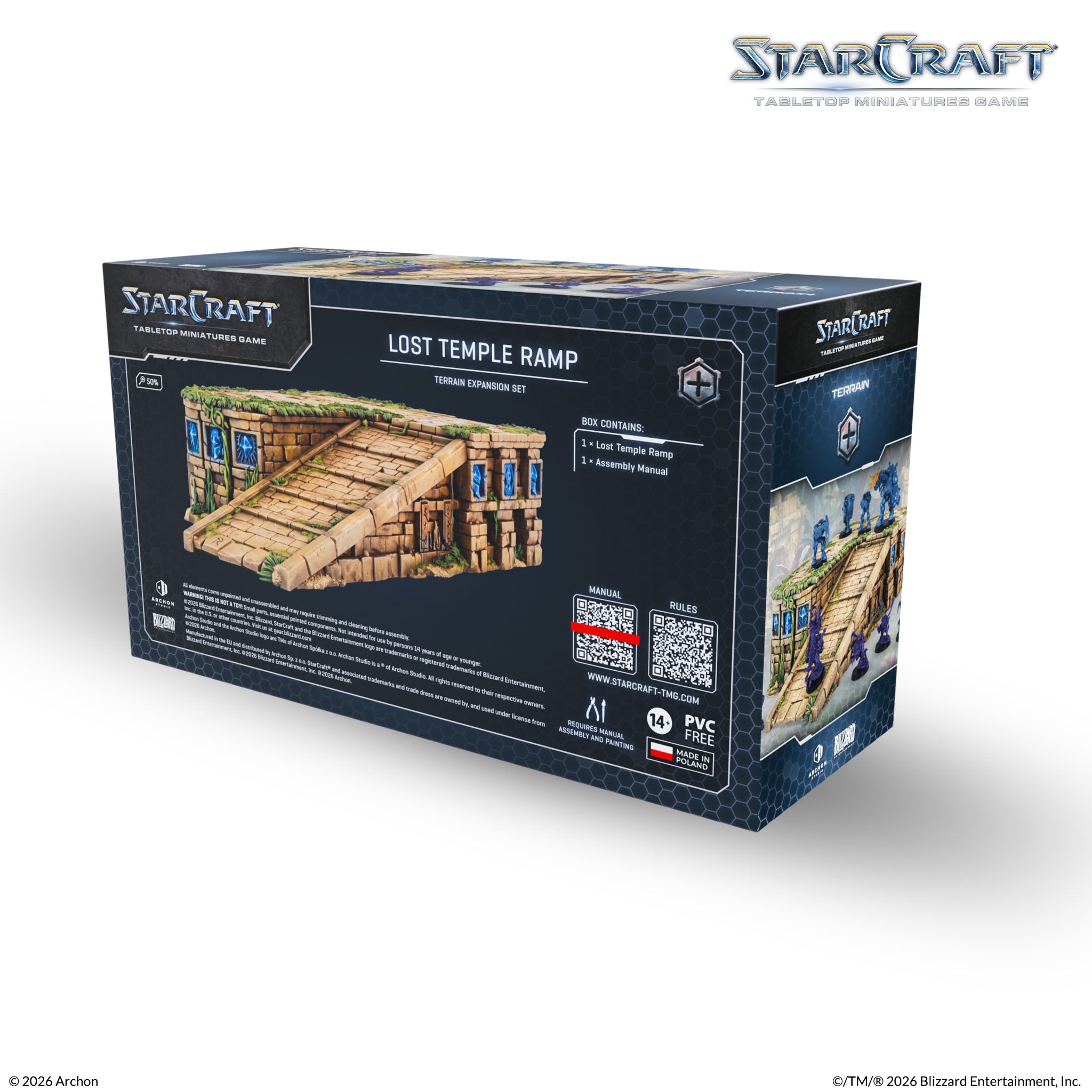 StarCraft TMG: Terrain: Lost Temple Ramp Expansion Set