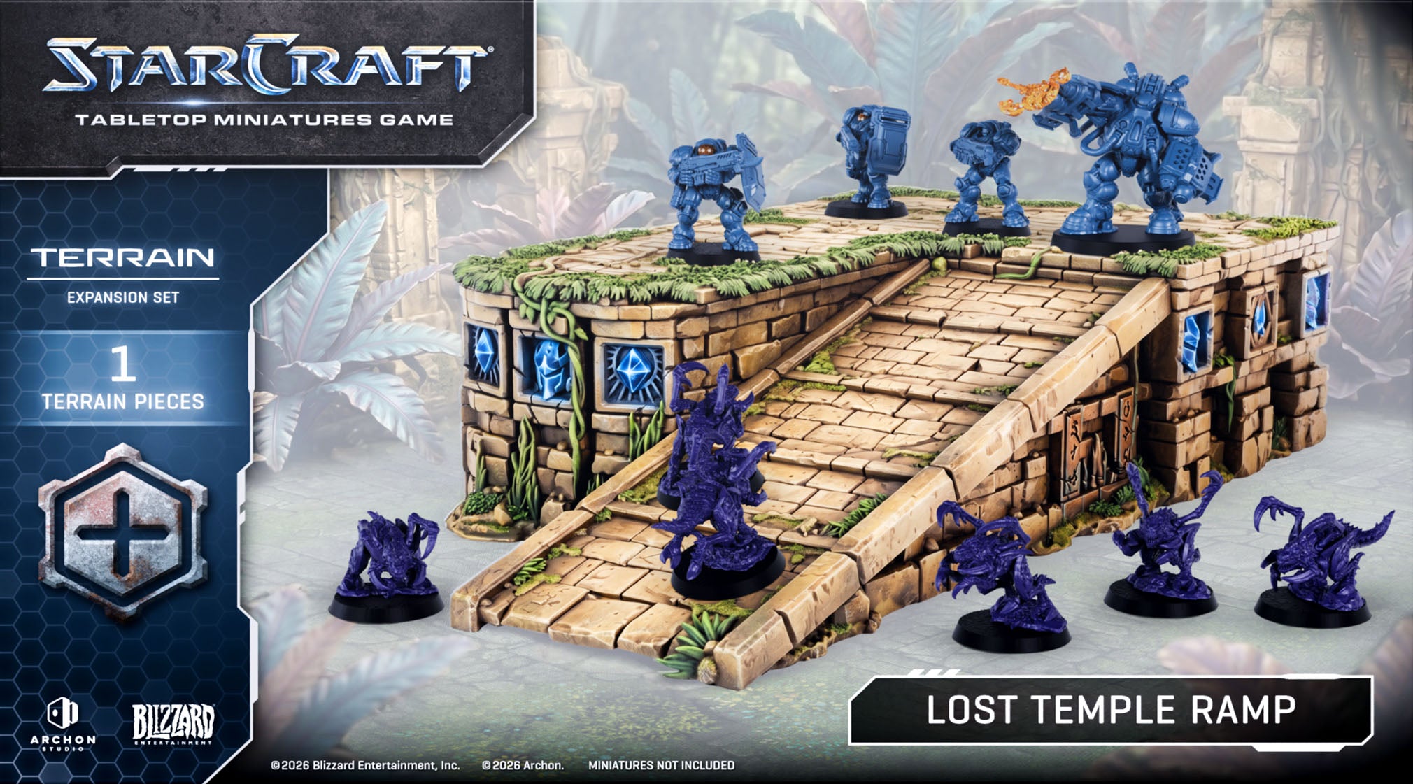 StarCraft TMG: Terrain: Lost Temple Ramp Expansion Set
