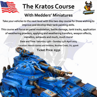 Thumbnail for Rob Medwell (MeddersMiniatures) The Kratos Hobby Masterclass - April 13th and 14th, 2024