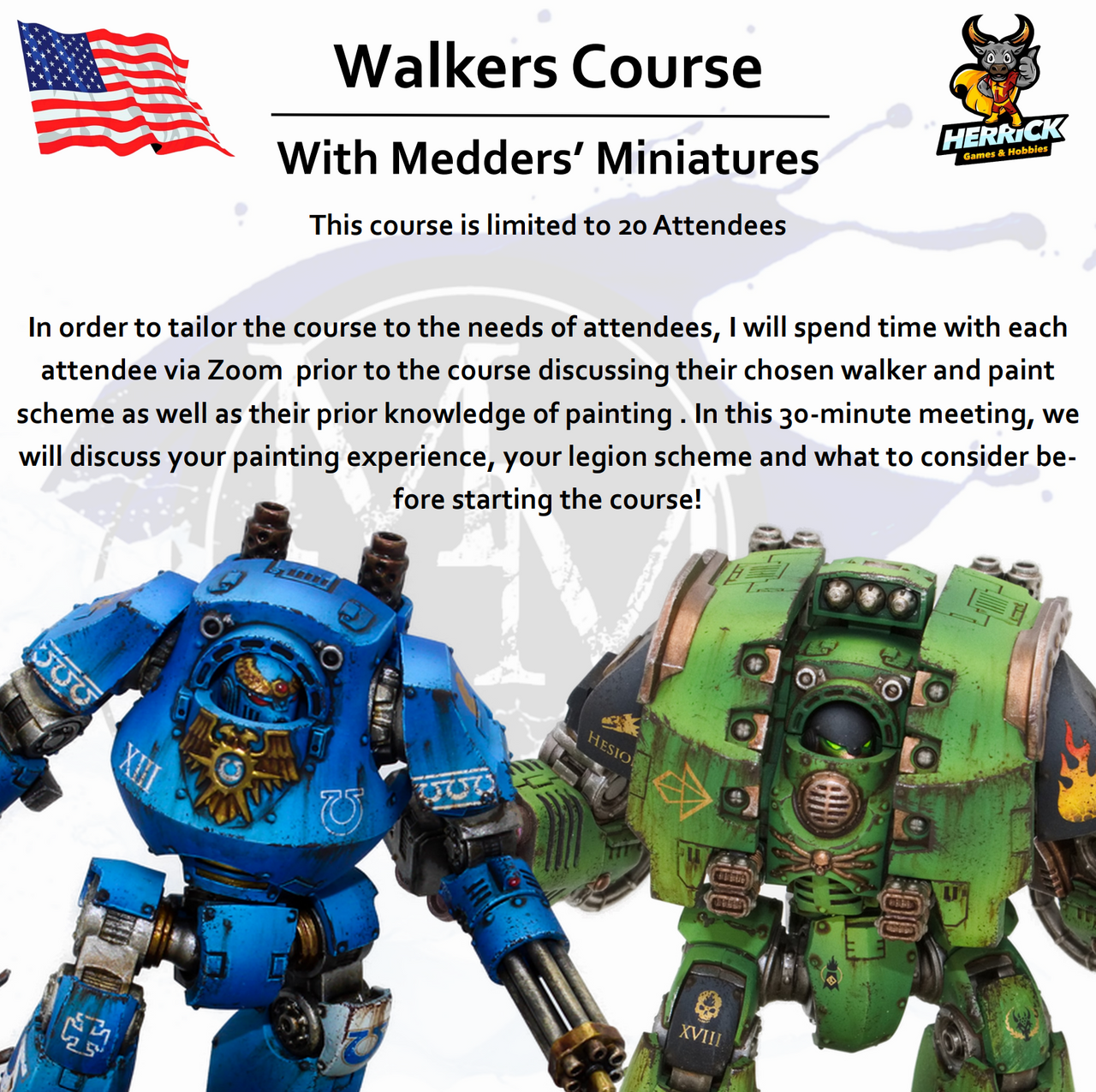 Rob Medwell (MeddersMiniatures) The Walker Hobby Masterclass - April 12th and 13th, 2025