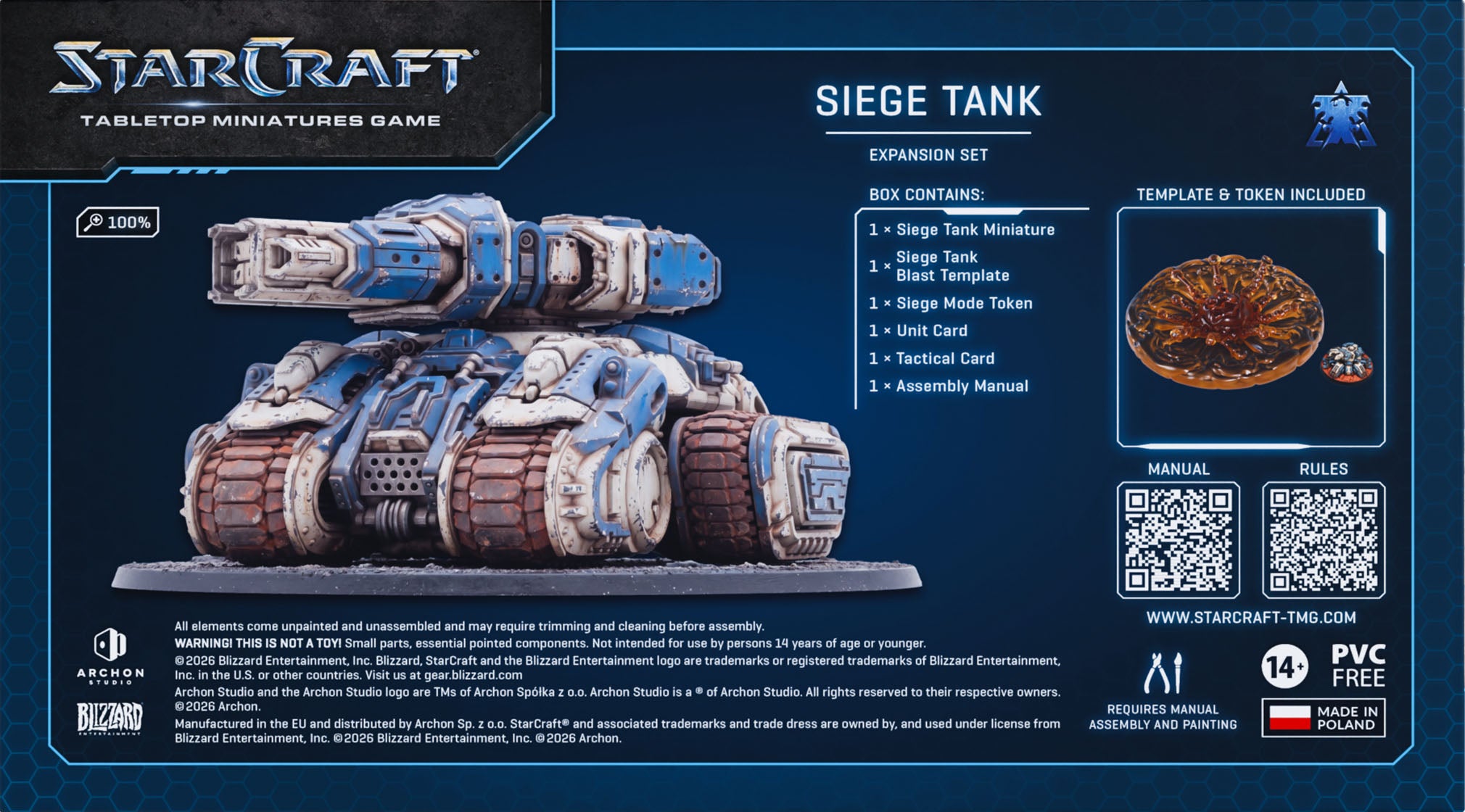StarCraft TMG: Terran: Siege Tank Expansion Set