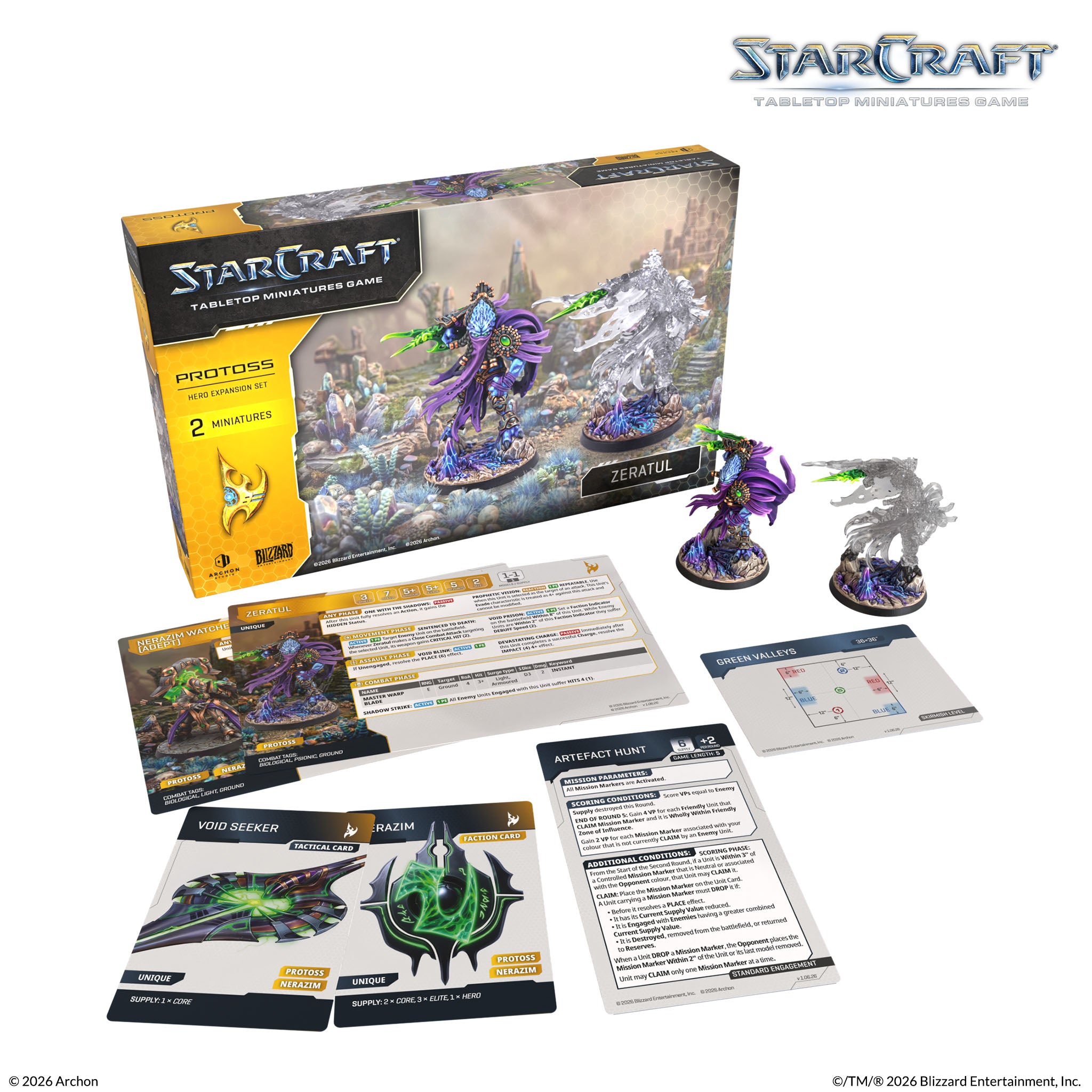 StarCraft TMG: Protoss: Zeratul Hero Expansion Set