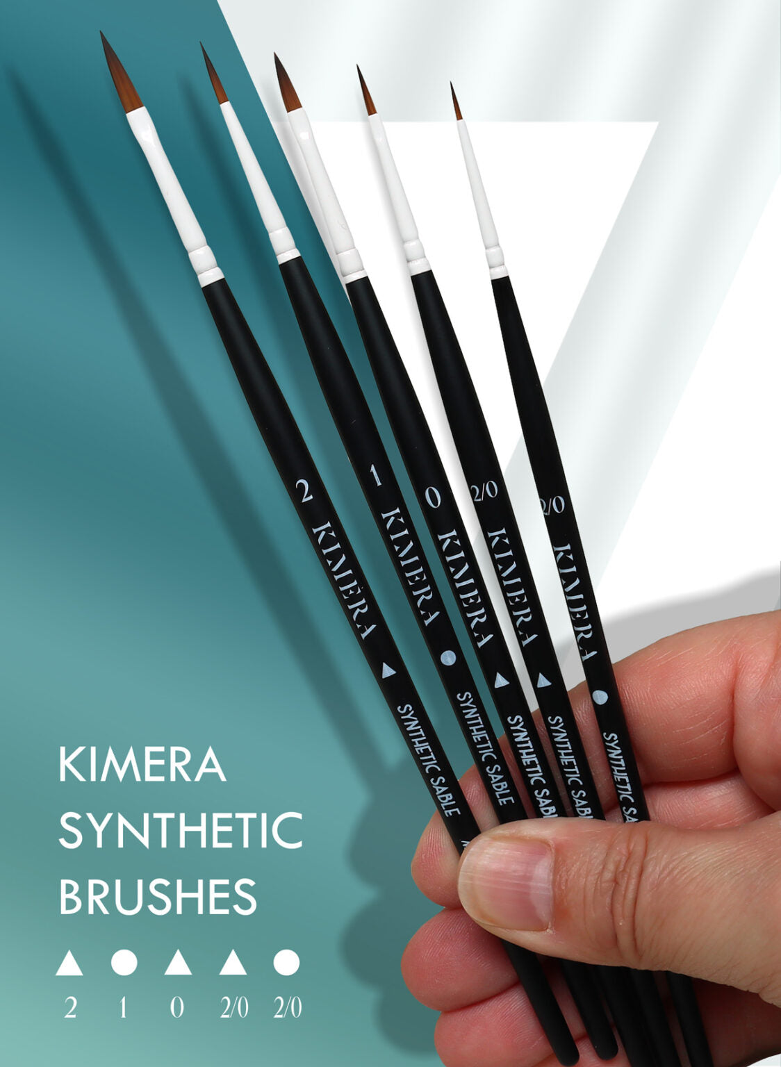 Kimera Kolors: Synthetic 5 Brush Set