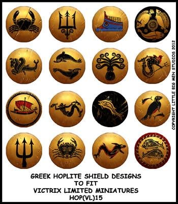 Victrix Limited: Greek Hoplite Shield Designs 15