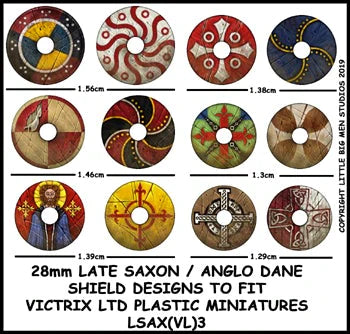 Victrix Limited: Late Saxon / Anglo Dane Shield Designs LSAX 3