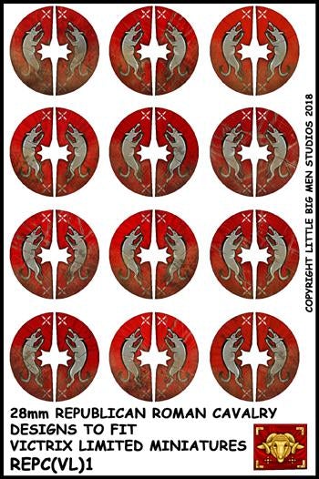 Victrix Limited: Republican Roman Cavalry Shield Designs 1