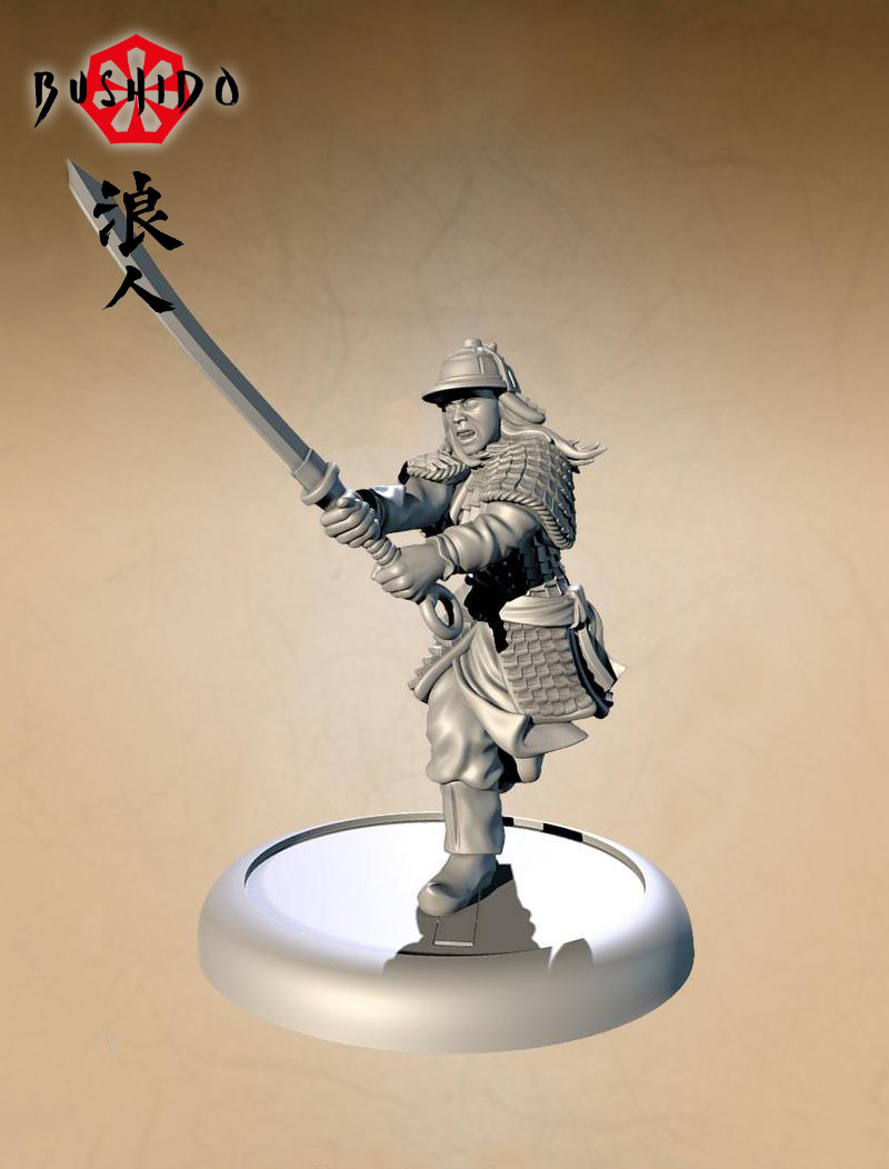 Bushido: Ronin & Kami: Golden Sentinel (Alternative Sculpt)