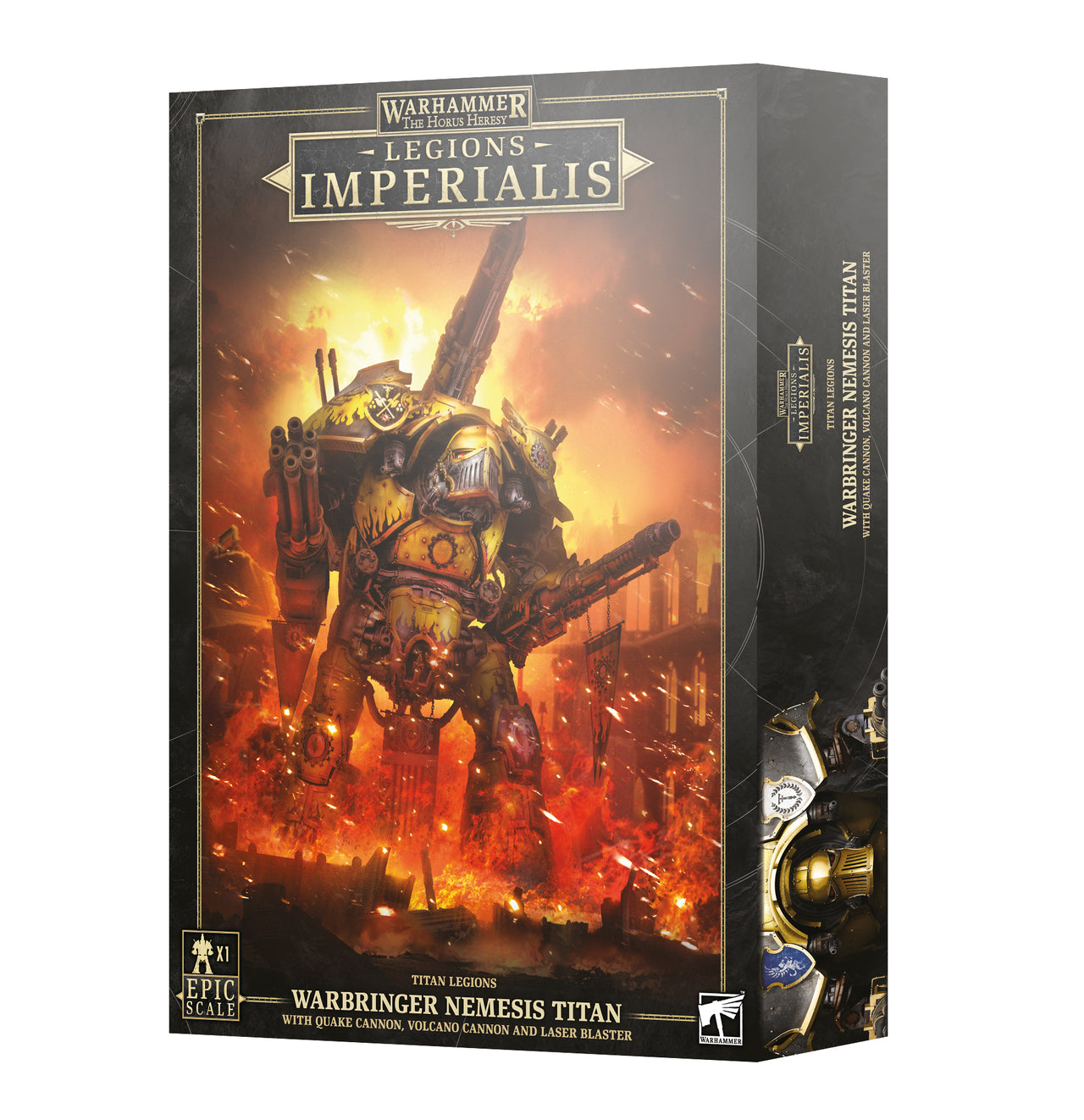 Legions Imperialis: Knights and Titans: Warbringer Nemesis Titan With Quake Cannon