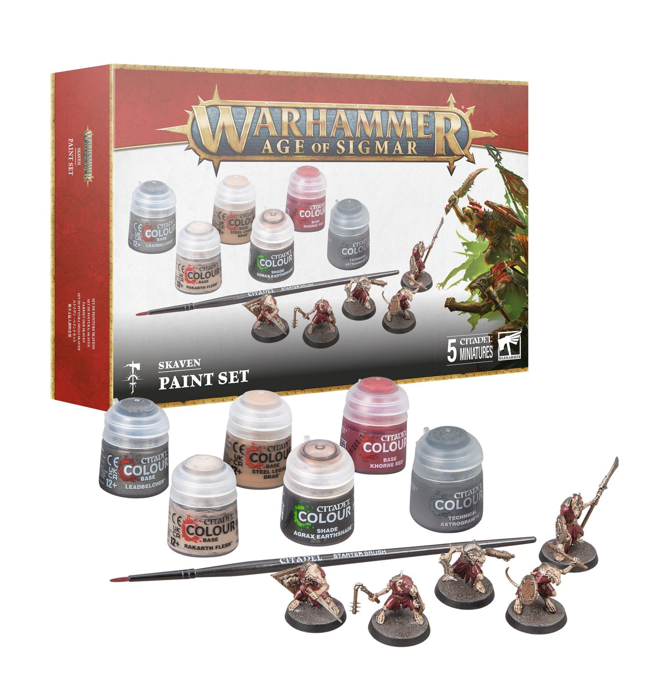 [4th Edition] Age of Sigmar: Skaven & Paint Set