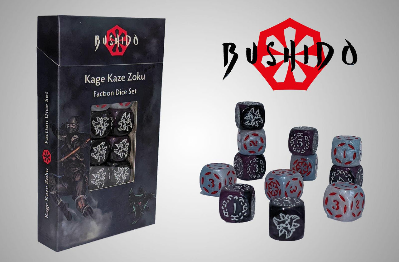 Bushido: Shadow Wind Clan: Faction Dice Set