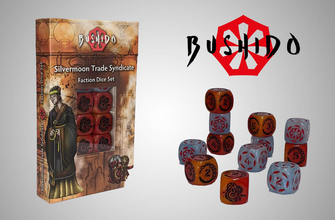 Bushido: Silvermoon Syndicate: Faction Dice Set