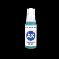 AK Interactive: 3G Acrylic Metallic Blue 17ml