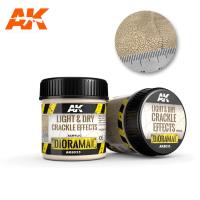 AK Interactive: Light & Dry Crackle Effects - 100ml (Acrylic)