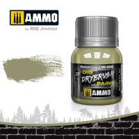 Ammo Mig Dio Drybrush Acrylic Paint 40ml - Medium Green