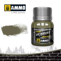 Ammo Mig Dio Drybrush Acrylic Paint 40ml - Medium Olive Green