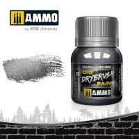 Ammo Mig Dio Drybrush Acrylic Paint 40ml - Gun Metal