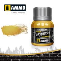 Ammo Mig Dio Drybrush Acrylic Paint 40ml - Brass