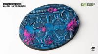 Gamers Grass: Battle Ready Bases - Alien Infestation - Oval 120mm (x1)