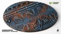 Gamers Grass: Battle Ready Bases - Spaceship Corridor - Oval 170mm (x1)