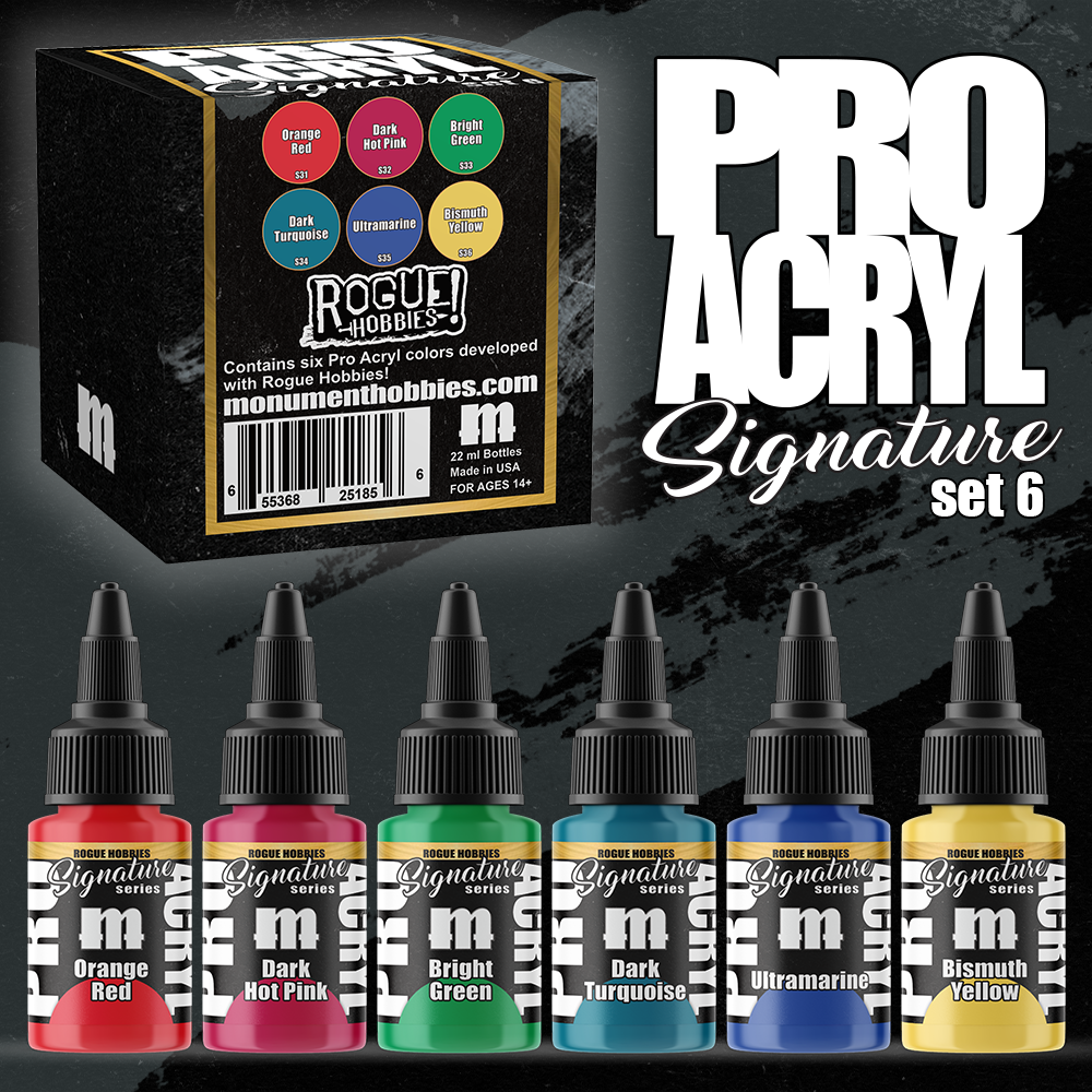 ProAcryl: Rogue Hobbies Signature Set - 6 colors