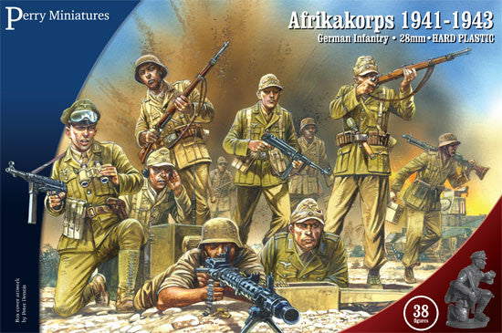 Perry Miniatures: 28mm German Infantry Afrika Korps 1941-1943 (38)